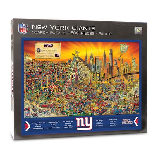 Joe Journeyman NFL 500 Piece Jigsaw Puzzle By Youthefan in New York Giants | 18" x 24" | Michaels®
